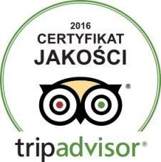 Certyfikat Jakości - Trip Advisor
